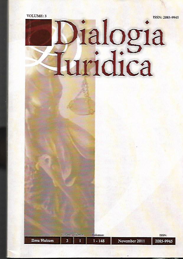 cover Dialogia Iuridica Jurnal Hukum Bisnis dan Investasi