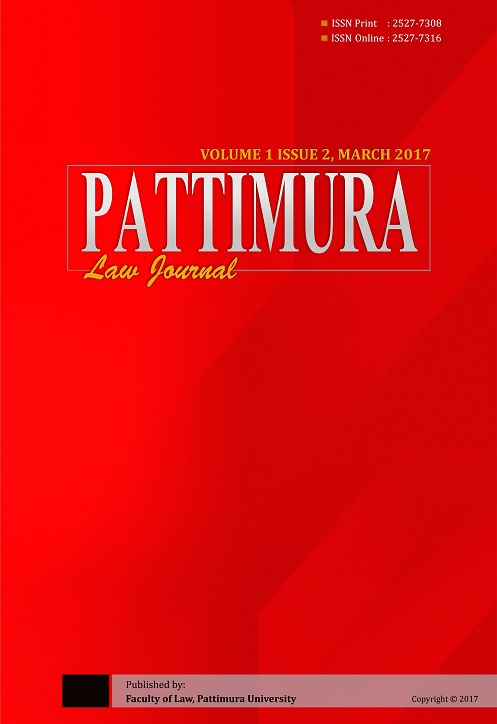 cover Pattimura Law Journal