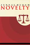 cover jurnal Jurnal Hukum Novelty