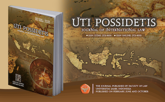 cover jurnal Uti Possidetis: Journal of International Law